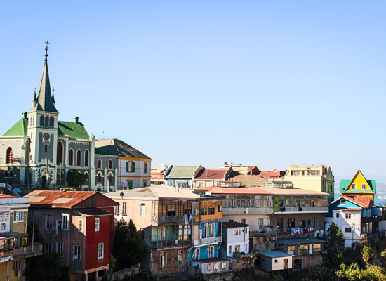 Les cerros de Valparaiso