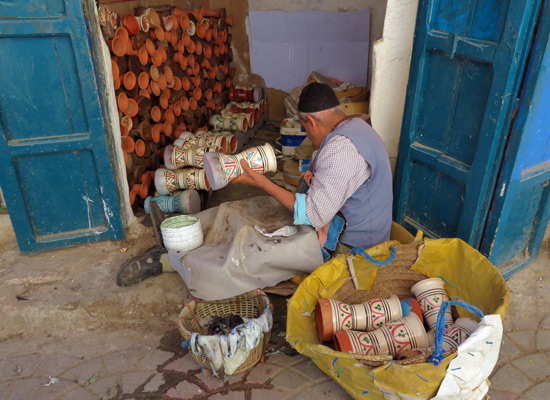 La colline des potiers Safi Maroc